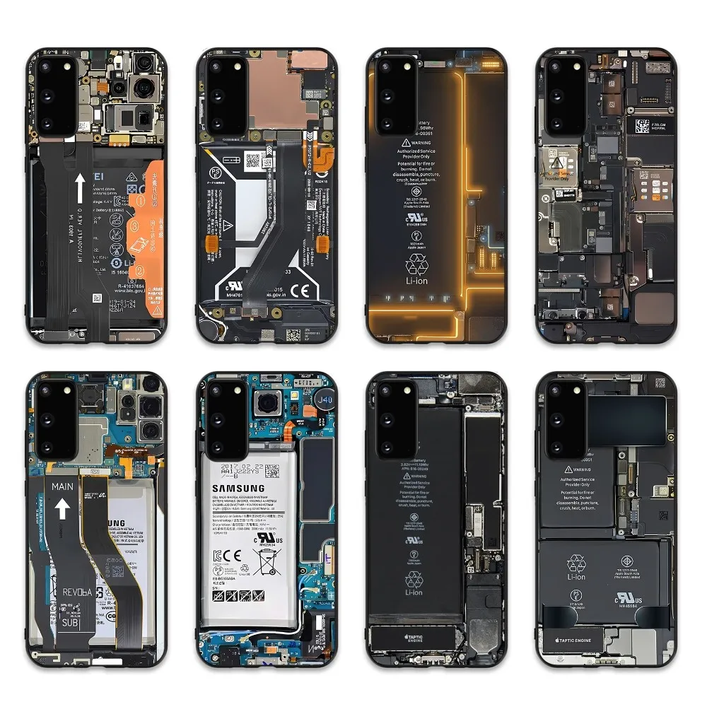 

Internal Circuit Board Phone Case For Samsung S 9 10 20 21 22 23 30 23plus Lite Ultra FE S10lite Fundas