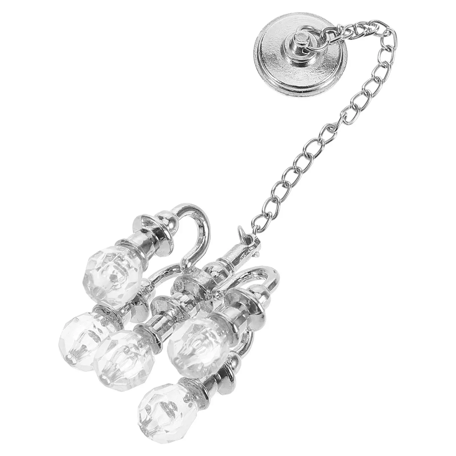 

Miniature Dollhouse Ceiling Lamp High Realism Alloy Build Sleek Minimalist Design Versatile Decorative Functional Lighting Tiny