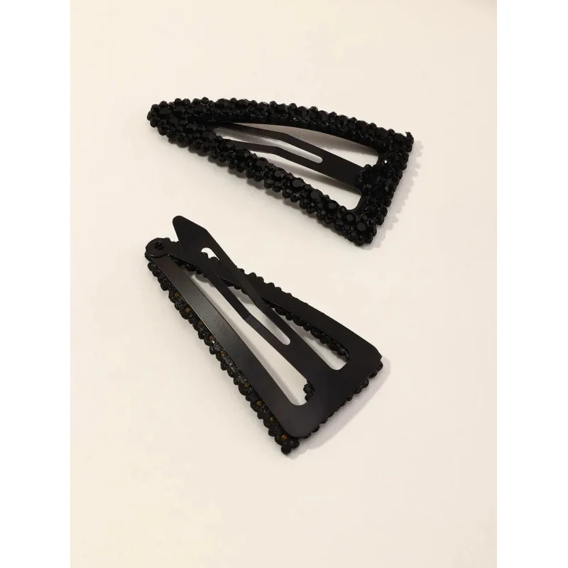 2pcs Everyday & Party Hair Clips – Minimalist Simple Barrettes for Casual Looks & School.