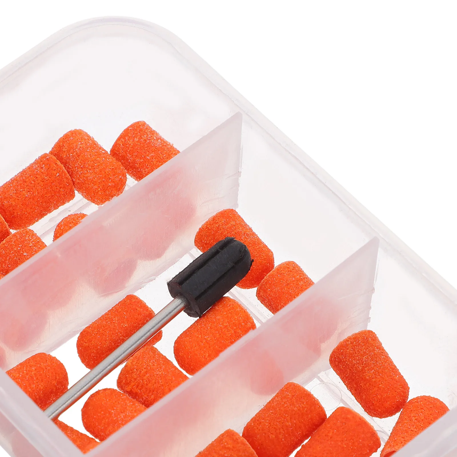 30 Set Nagelschleifbänder 7 mm Schaft feine Körnung für elektrische Nagelbohrmaschine Maniküre Pediküre Gel Acryl Entfernung glatte Fußpflege