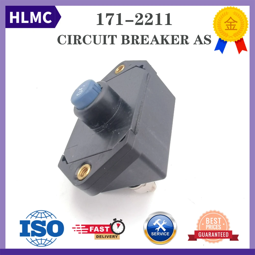 90A CA1712211 171-2211 1712211 Relay Circuit Breaker For C7 C9 Excavator E336 E320 E360 Engine