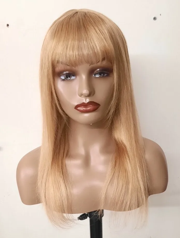 Brasileiro # P27/613 Peruca Reta Com Franja 18