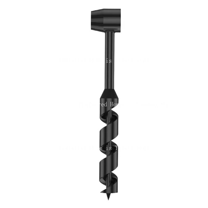 It Is Suitable for Manual Drilling, Carpentry, Manual Fried Dough Twists Drill, Outdoor Survival Drill, Lengthened Black.