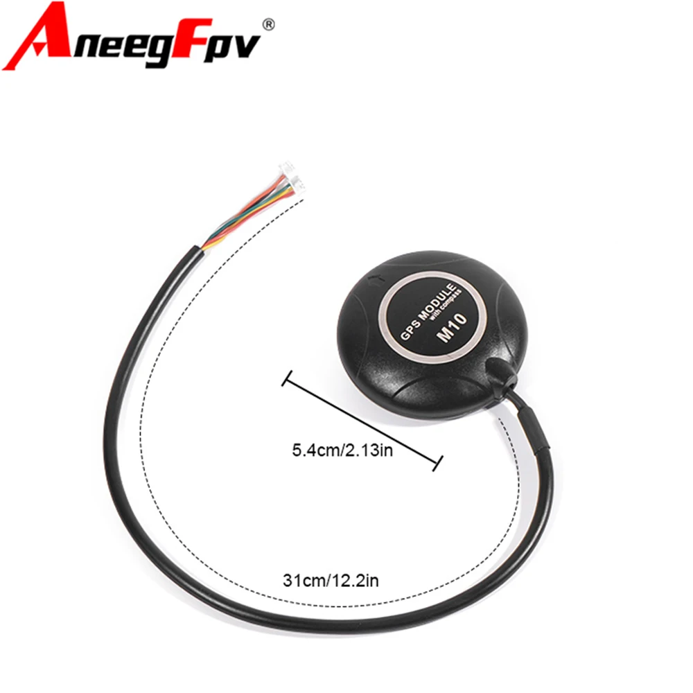 AneegFpv M10 GPS HMC5883L Compass Support GPS L1 C/A GLONASS L10F BeiDou B1l For Pixhawk PX4 APM 2.8 RC Quadcopter Drone