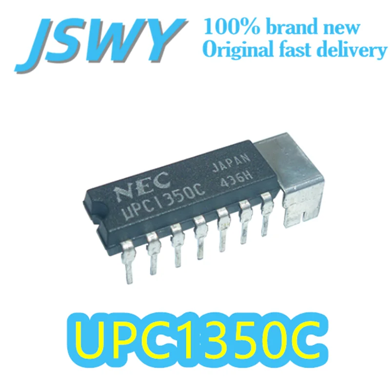 

(10/50 pieces) UPC1350C 1350C Package DIP-14 Audio amplifier IC supports 450mW output with front ALC circuit Original genuine