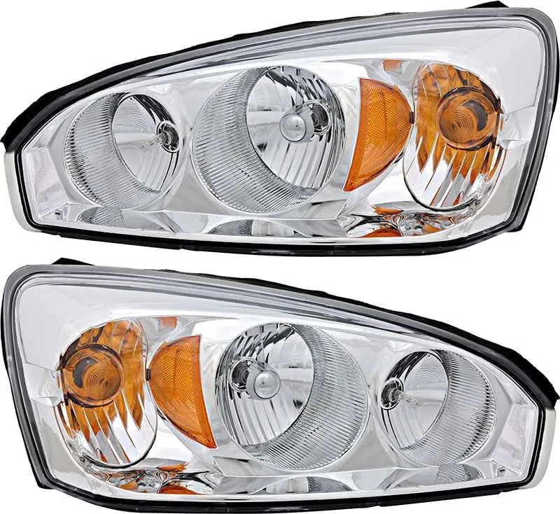 

Набор фар для Chevrolet Chevy Malibu 2004, 2005, 2006, 2007, 2008, галогенные фары со стороны водителя и пассажира