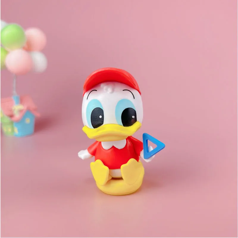 Replika Donald Duck Seri Taman Kanak-kanak Kotak Buta Model Koleksi Ornamen Desktop Kotak Misterius Desain Kreatif Mainan Anak