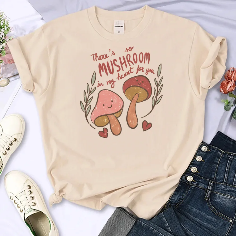 

Mushroom t shirt women anime tshirt female anime clothes