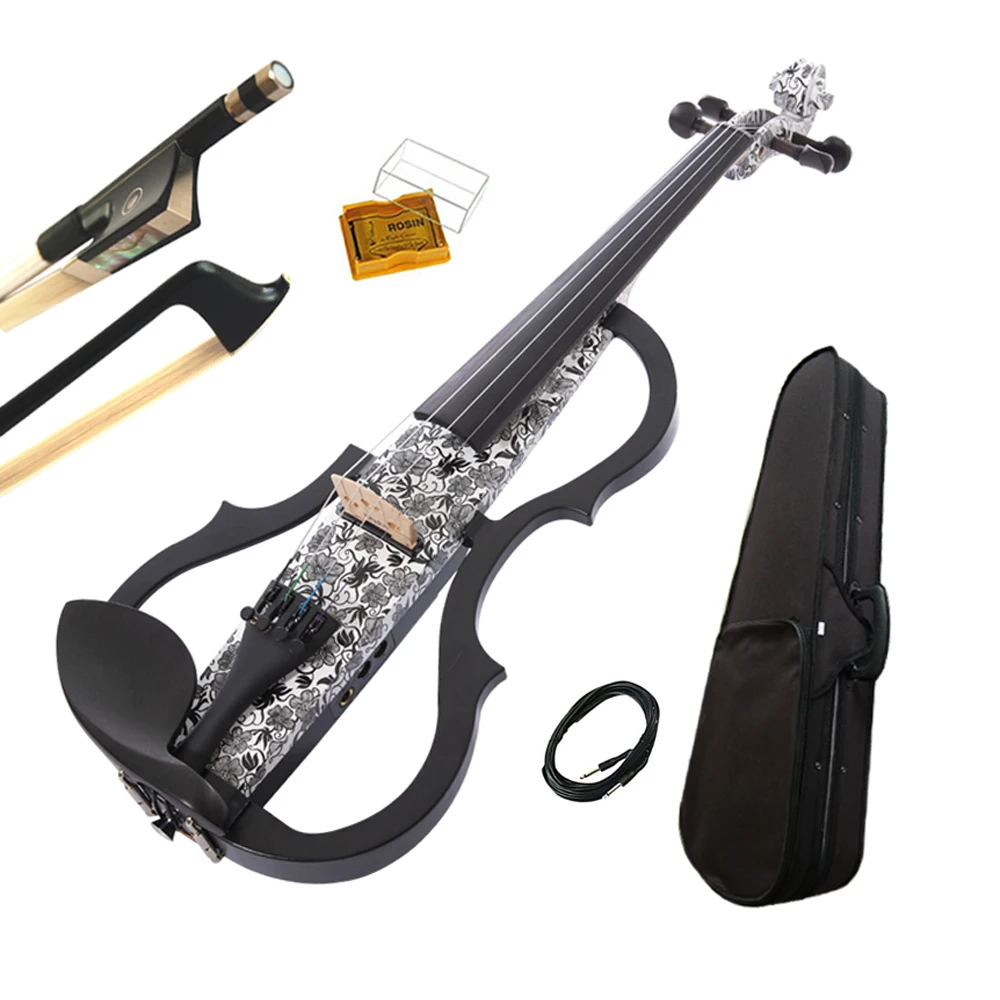 

High Grade Best Sale 4/4 Electric Violin With Bow And Case