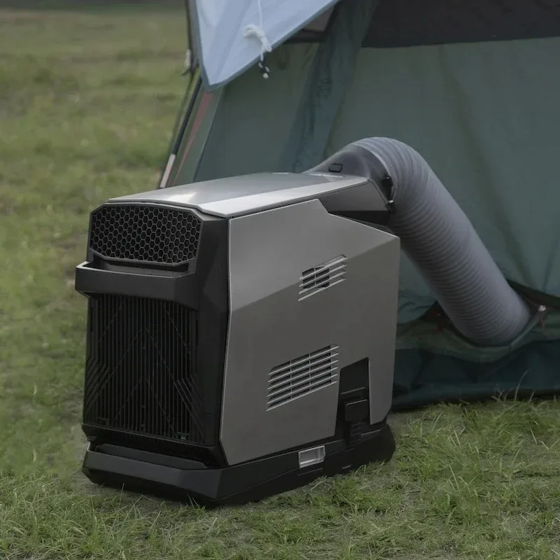 4000 BTU Battery Powered Air Conditioner 400W Portable Mini Split System for Home Backup Emergency Outdoor Camping Travel