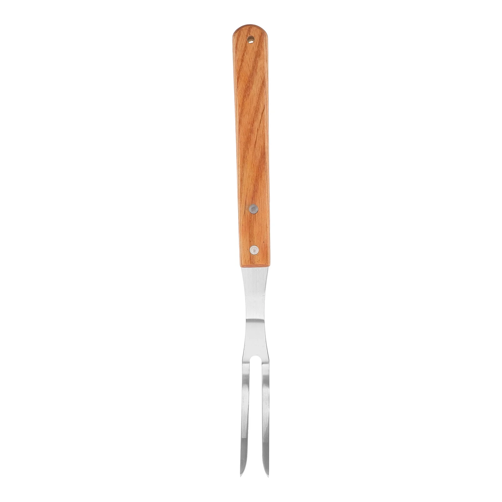 

Stainless Steel Meat Shape Roast Chicken Fork Roasting Skewers Wooden H Portable Kitchen Tool For Camping Outdoor