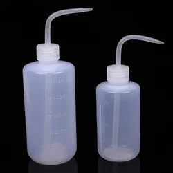 250/500ml Clear White Plastic Laborotary Wash Squeezy Measuring Bottle for Lab Tools