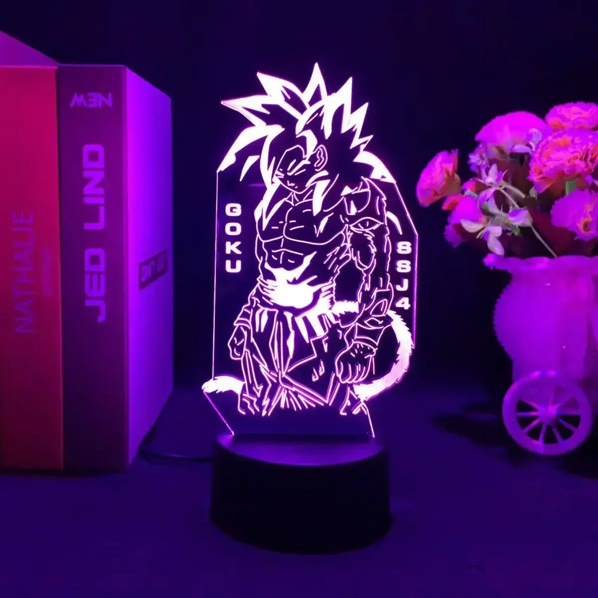 Anime Dragon Ball Z 3D Led Night Light Goku Vegeta Action Figures Table Lamp Birthday&Christmas Gifts for Children Bedroom Decor