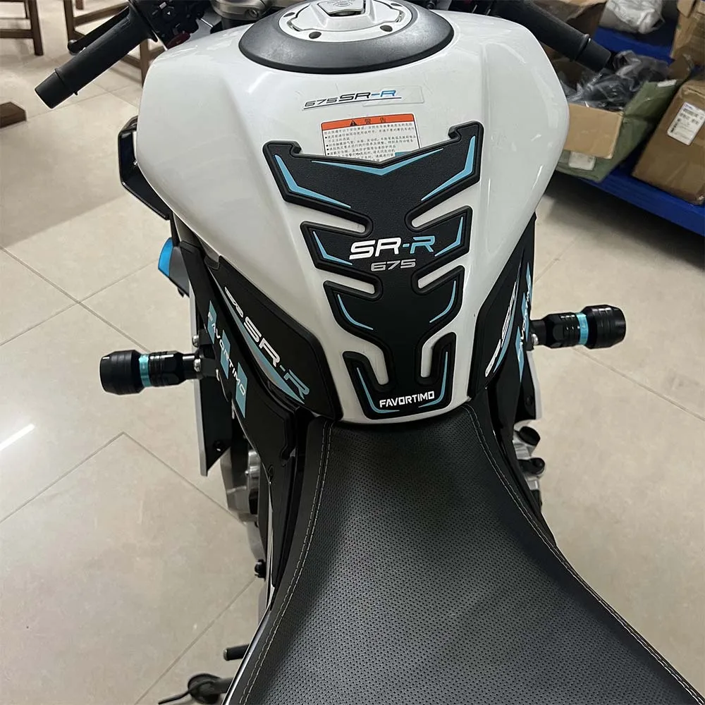FOR CFMOTO 675SR-R 675 SR 2024-2025Frosted Motorcycle Accessories Sticker Decal Kit Fuel Tank Pad Protector Anti slip Sticker