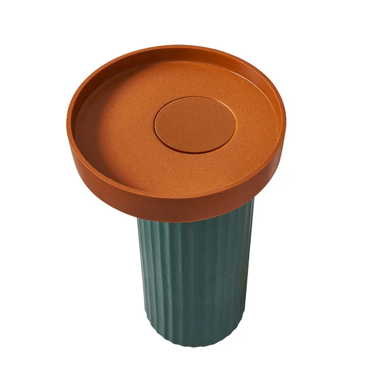 Bathroom Custom Artificial Stone Pedestal Wash Basin, Minimalist Freestanding Bathroom Sink for Home RS21-4