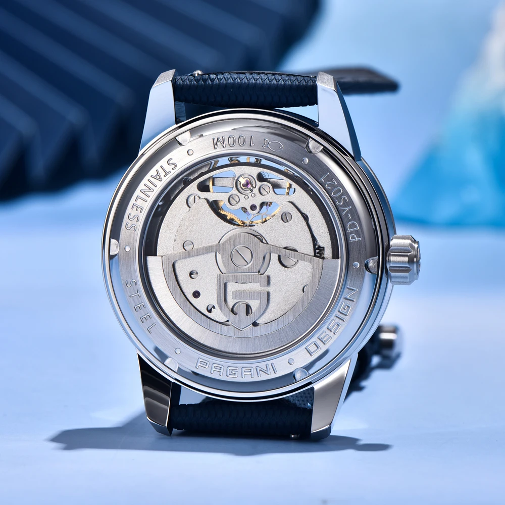 PAGANI DESIGN Watches Classic Moon Phase Mechanical Watch For Men 2025 New Tourbillon Automatic Sapphire Glass Waterproof Clock
