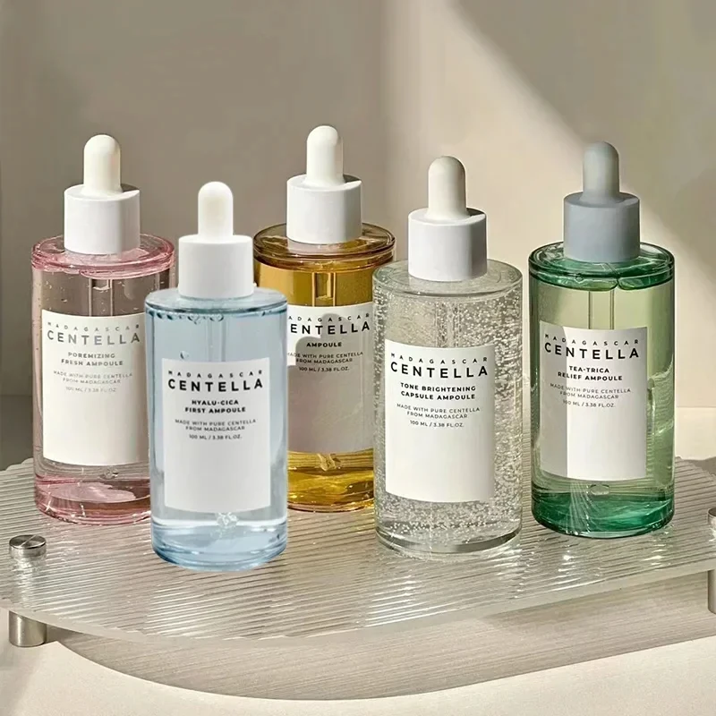 100ml Centella Asiatica Essence Calming Moisturizing Brightening Face Serum Brightening Capsule Ampoule Daily SkinCare Solution