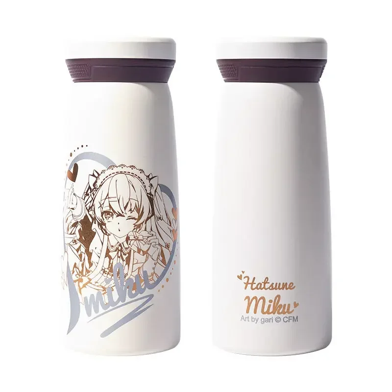 Kawai Hatsune Miku Thermos Cup Anime Cute Cartoon Stainless Steel Water Cup Long-lasting Insulation Large Capacity Easy To Carry