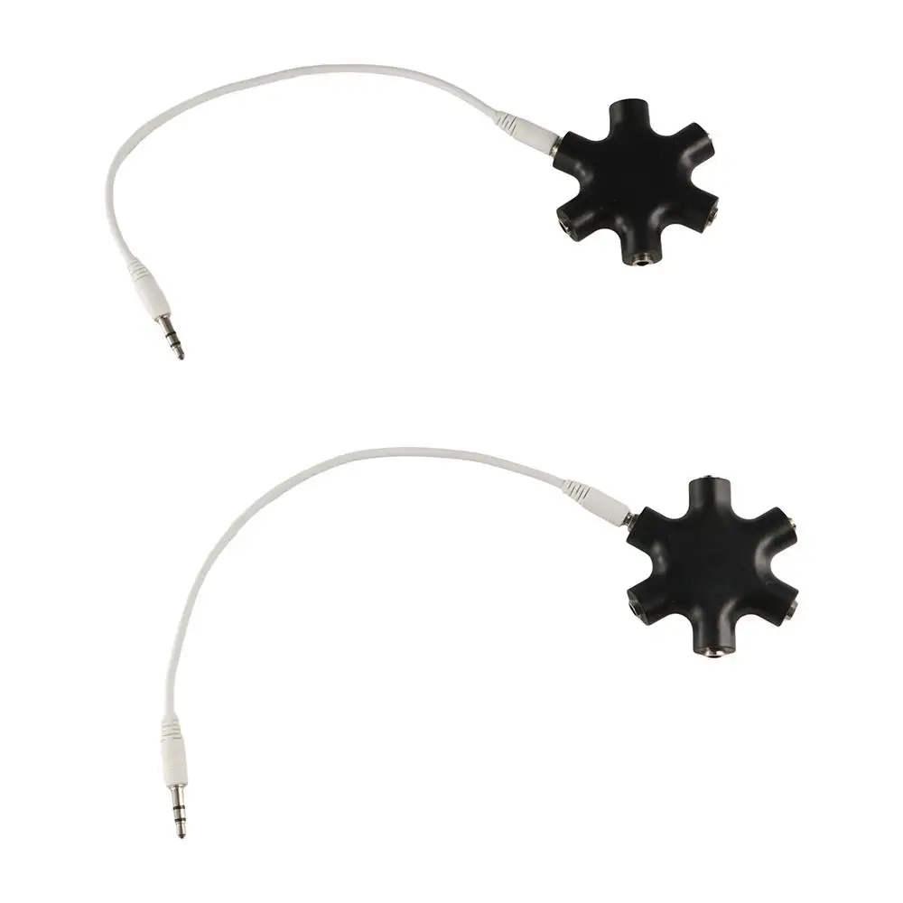 Mobile Phone 3.5 Jack Headphone Port 3.5mm Audio Cable Splitter Share Adapter Audio Splitter Earphone Splitter