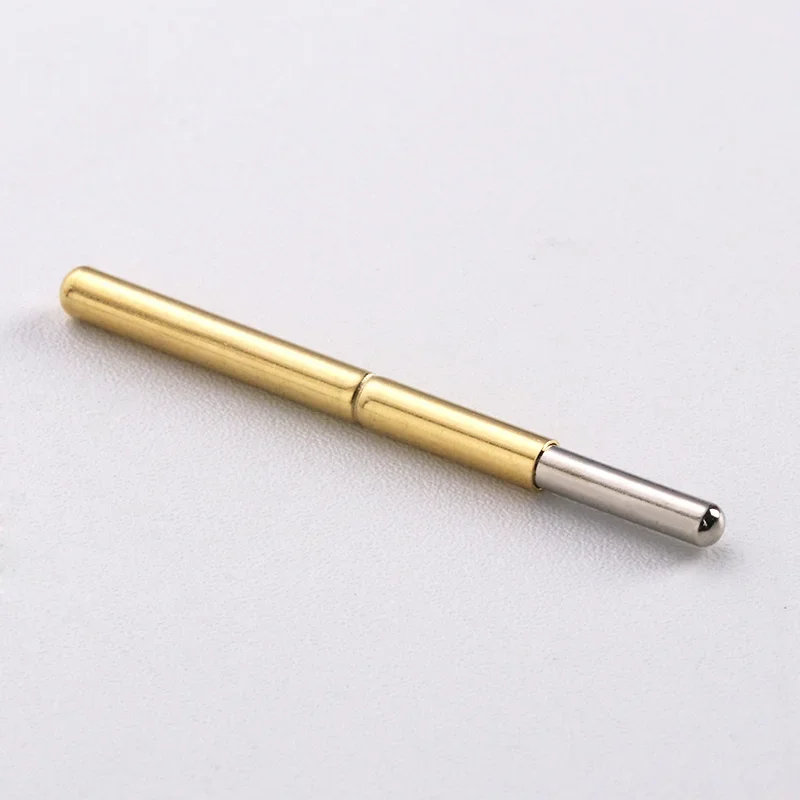 100PCS/bag 156-J1 Small Round Head Spring Test Needle with Outer Diameter of 2.36mm and Length of 33.35mm for ICT Testing