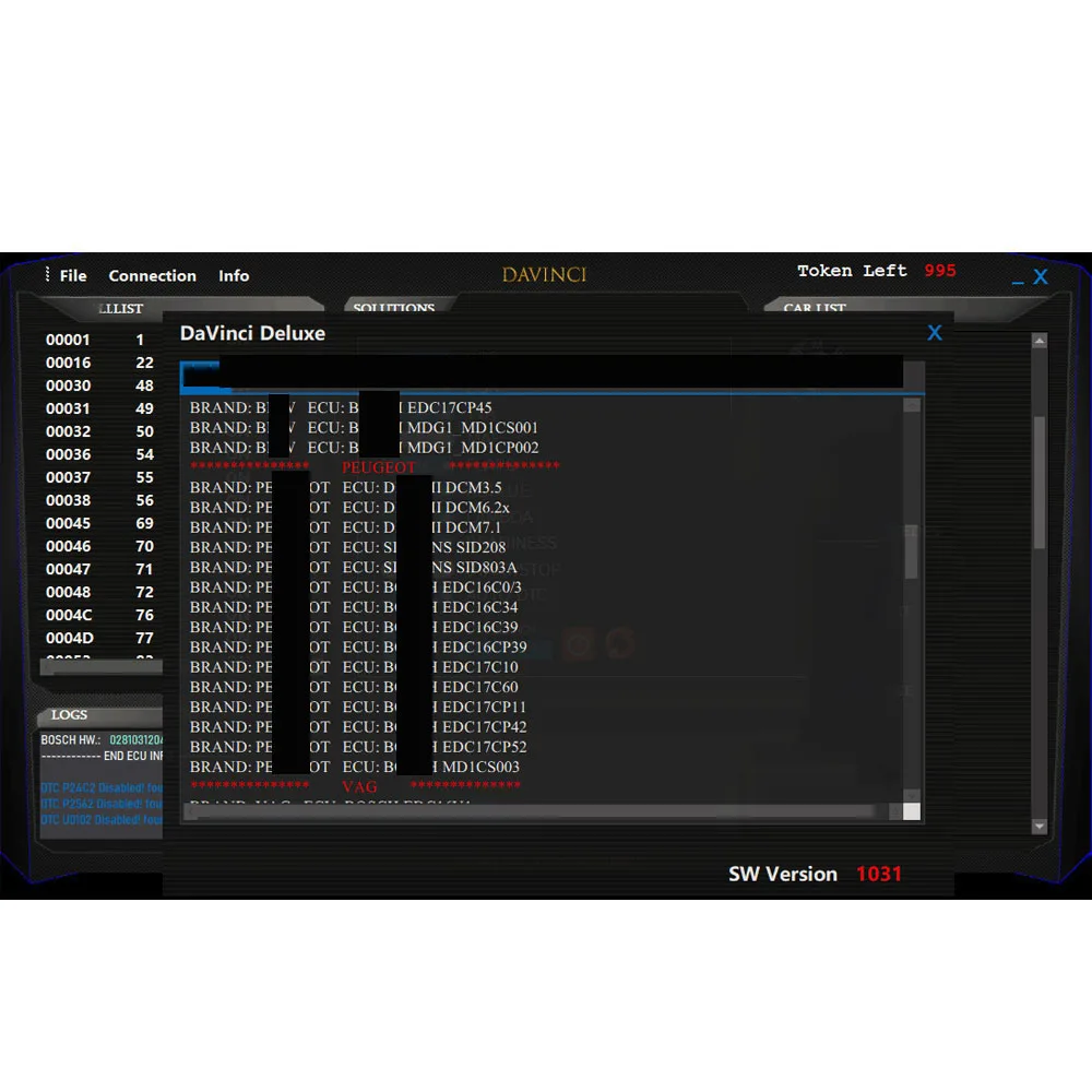 1.035 Davinci Deluxe Edition 1 Year for Automotive Diagnostics Repair Workshop  Support win7/win10/win11
