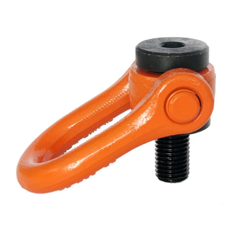 Anillo de elevación giratorio de acero de aleación G80, anillos de elevación giratorios con rodamiento de bolas, anillos giratorios de aparejo YDS, pernos de ojo giratorios para elevación