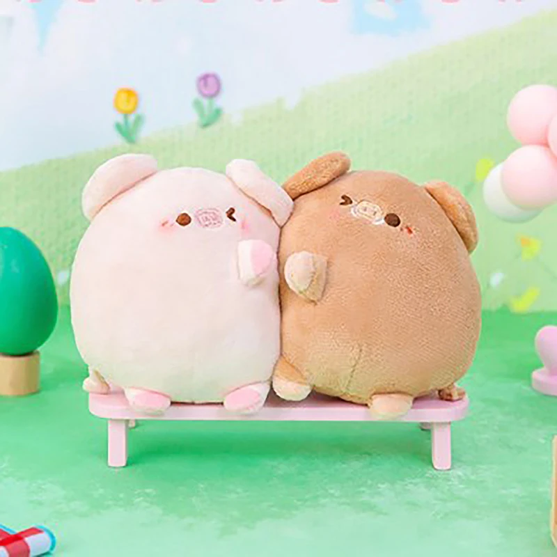 พวงกุญแจแม่เหล็กรูปหมูคู่ผ้ากำมะหยี่ที่สร้างสรรค์น่ารักตุ๊กตาหนานุ่มน่ารักสำหรับเป็นของขวัญวันหยุดสำหรับเด็กผู้หญิงพวงกุญแจห้อยกระเป๋าแม่เหล็กส่วนบุคคล