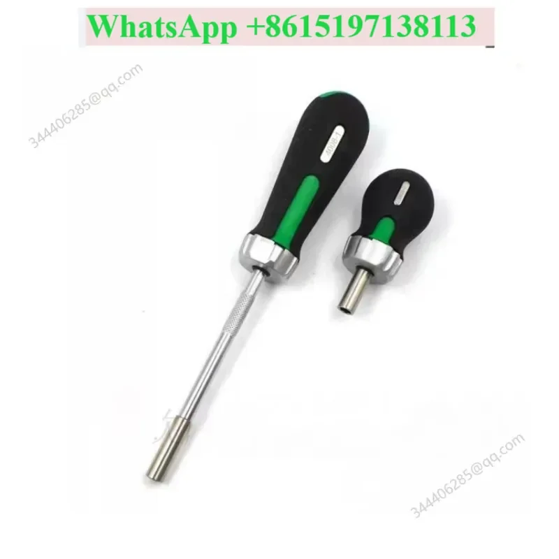 Short handle fast forward and reverse ratchet screwdriver 4008-1-2