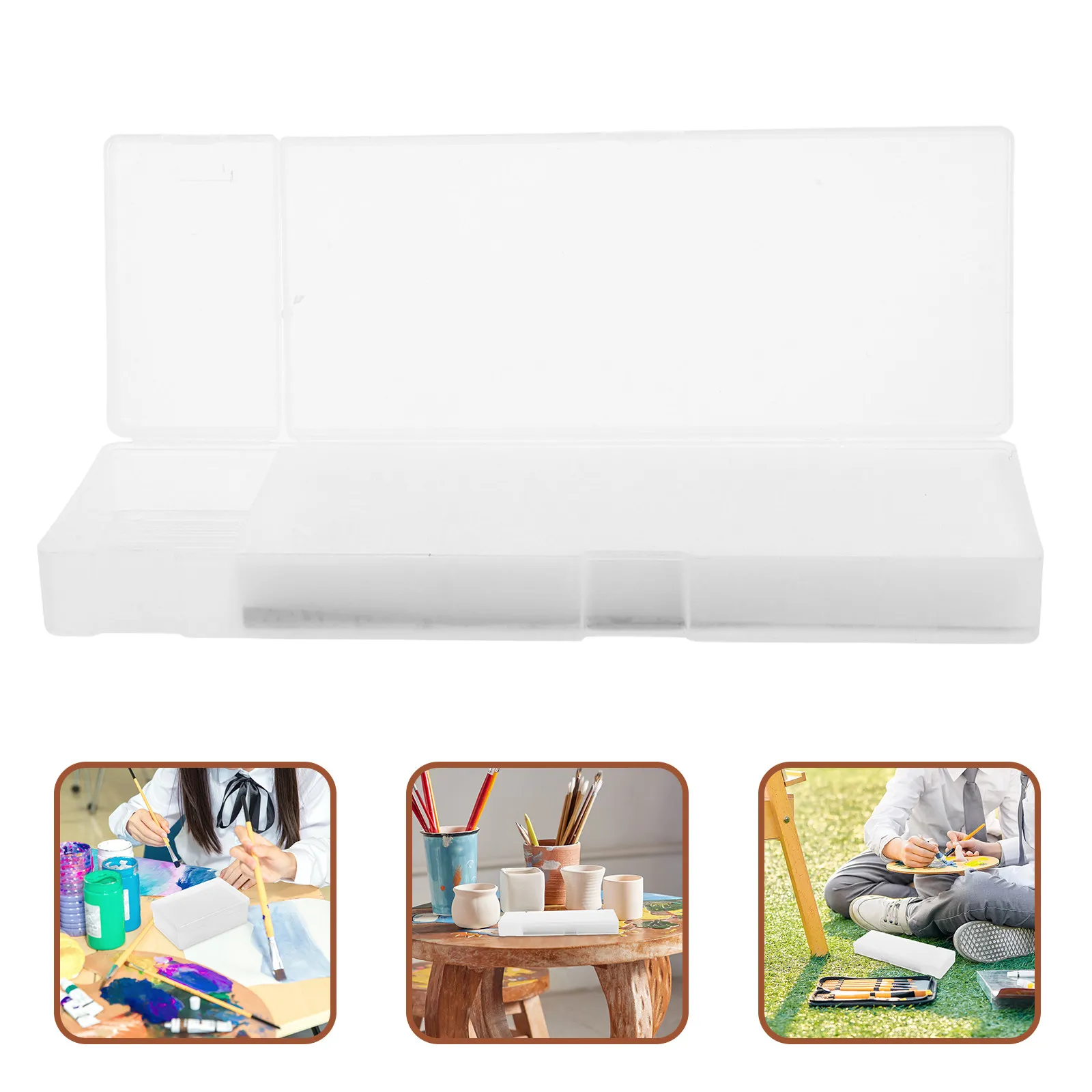 

Набор для творчества: палитра для рисования с функцией сохранения влажности, лоток для акриловых красок, коробка с водопроницаемой бумагой для рукоделия, раскрашивания и рисования