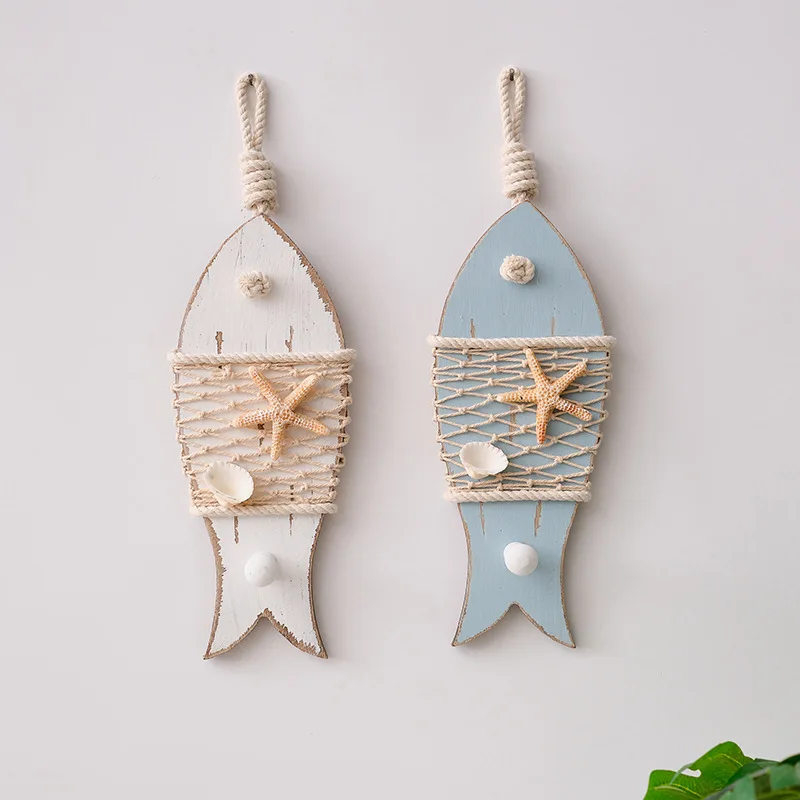 Blue Starfish Nautical Beachy Decoration for Porch Room Hanging Coastal Drop Beach Ocean Decor Garland On String Indoor Outdoor