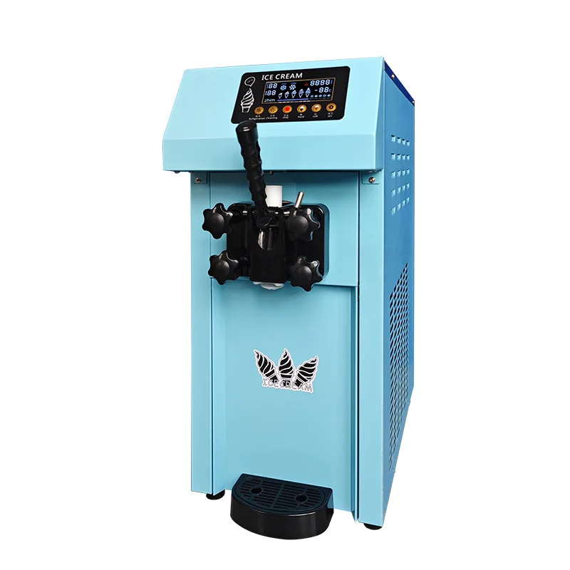 

Stainless Steel Manual Single Head Ice Cream Machine Practical Commercial Tool For Snack Shop Soft Ice Cream Making Production