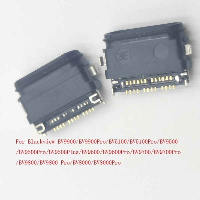 1-10Pcs USB Charging Charger Dock Type C Connector Plug For Blackview BV9900 BV5100 BV9500 Plus BV9600 BV9700 BV9800 BV8000 Pro