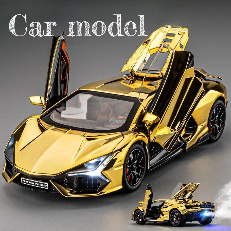 

Спортивный автомобиль Rambo, распылительная модель автомобиля из сплава, имитация настольного украшения, детская игрушечная машина, человек