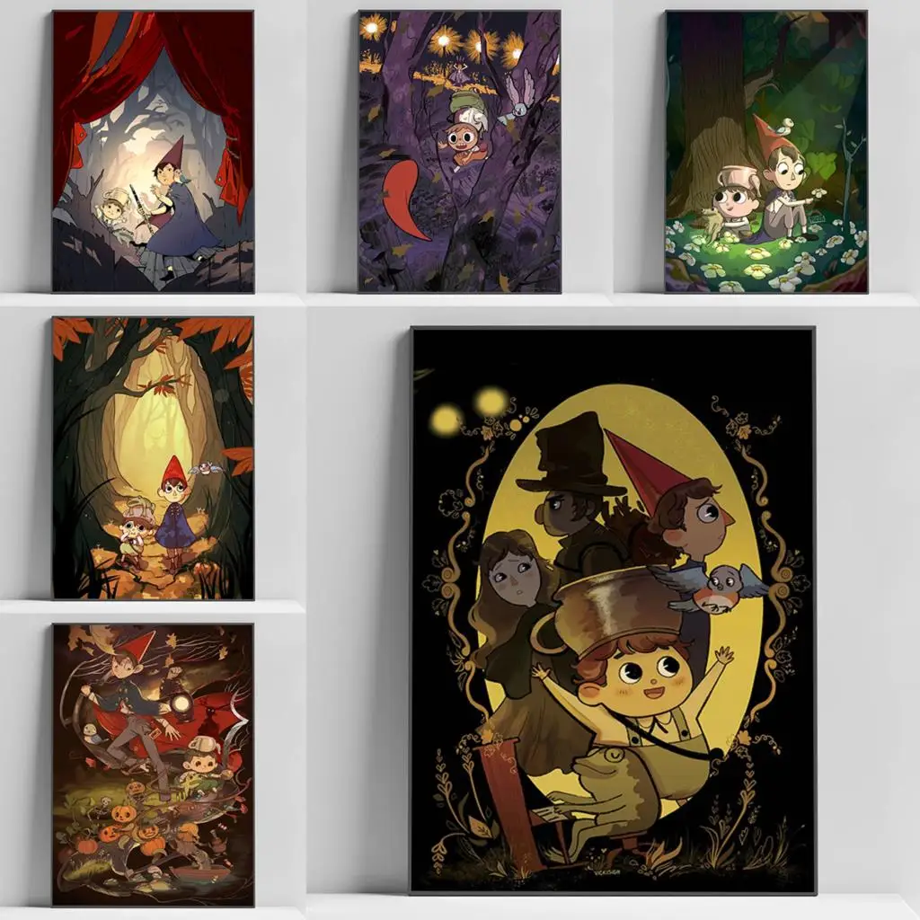 

O-Over the G-Garden W-Wall Cartoon Poster Aesthetic Room Decoration Painting on Canvas Decorative Paintings Home Decorations Art