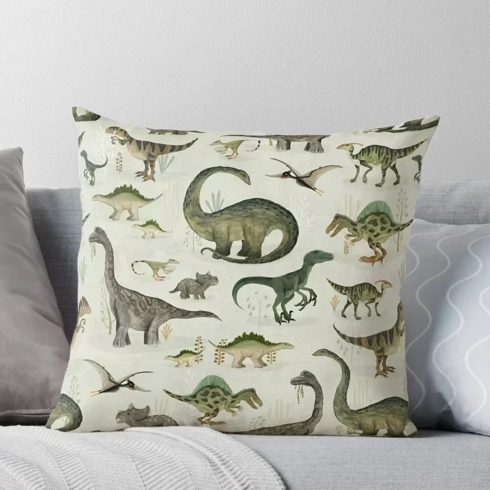 

Dinosaurs Throw Pillow Decorative Pillow Covers For Sofa Pillowcases For Pillows Christmas s Covers Decorative Cushion pillow
