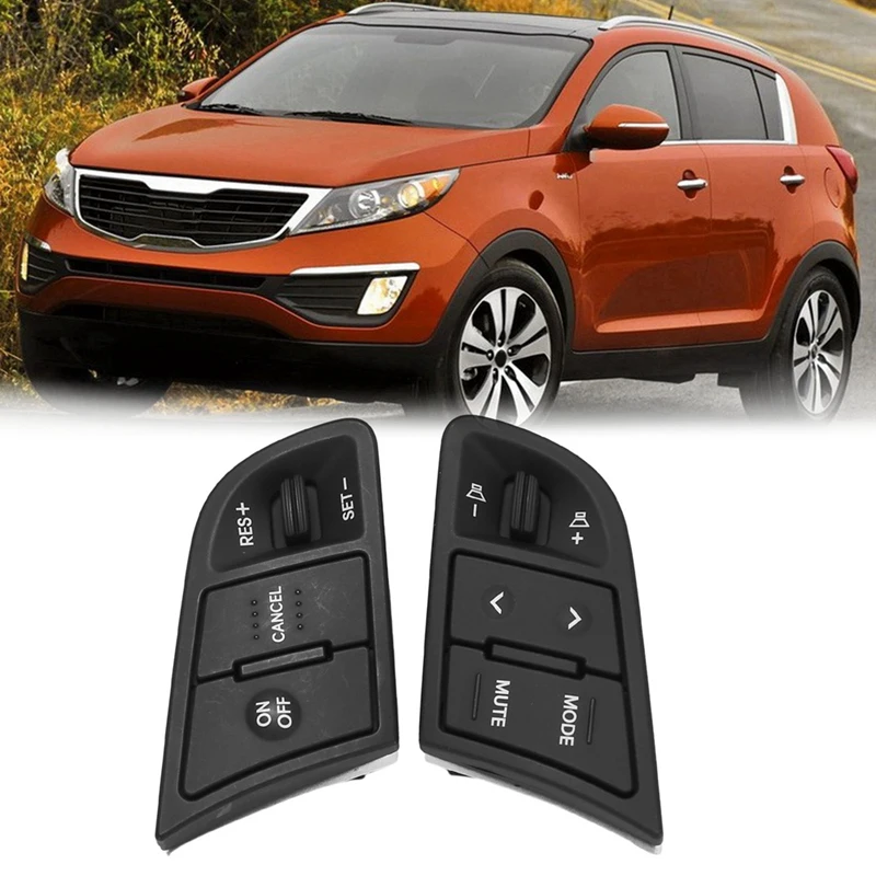 1Pair Car Steering Wheel Control Cruise Switch Audio Music Button For Kia Forte Cerato Koup 09-13 96700-2K000 964402K000