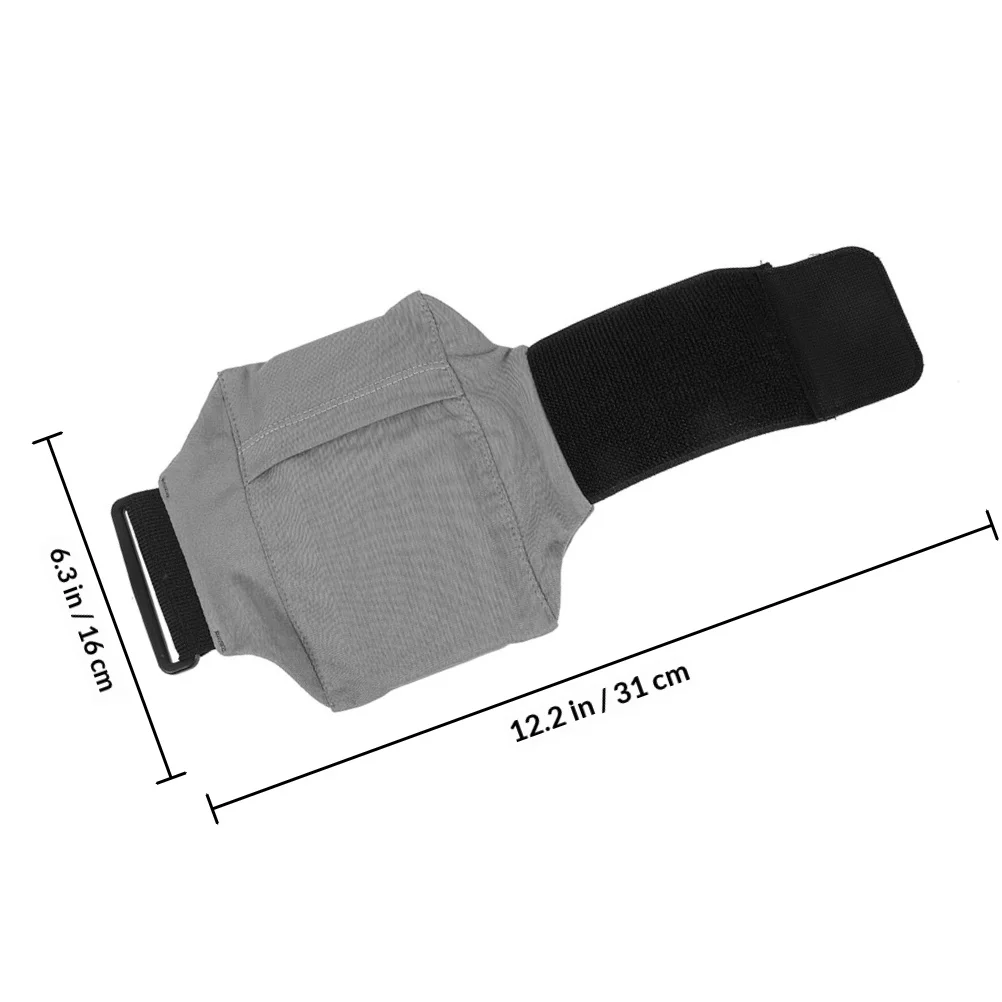 2Pcs Sports Phone Leg Bag Multi Use Running Leg Band Holder with Adjustable Strap for Hiking Jogging Phone Storage