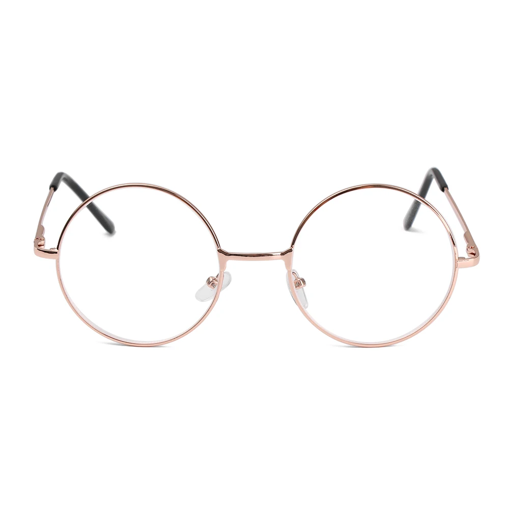 Vintage Round Nerd Myopia Glasses for Women Men Classic Metal Frame Short Sighted Glasses Vision Care -1.00~-4.0 Diopter Eyewear