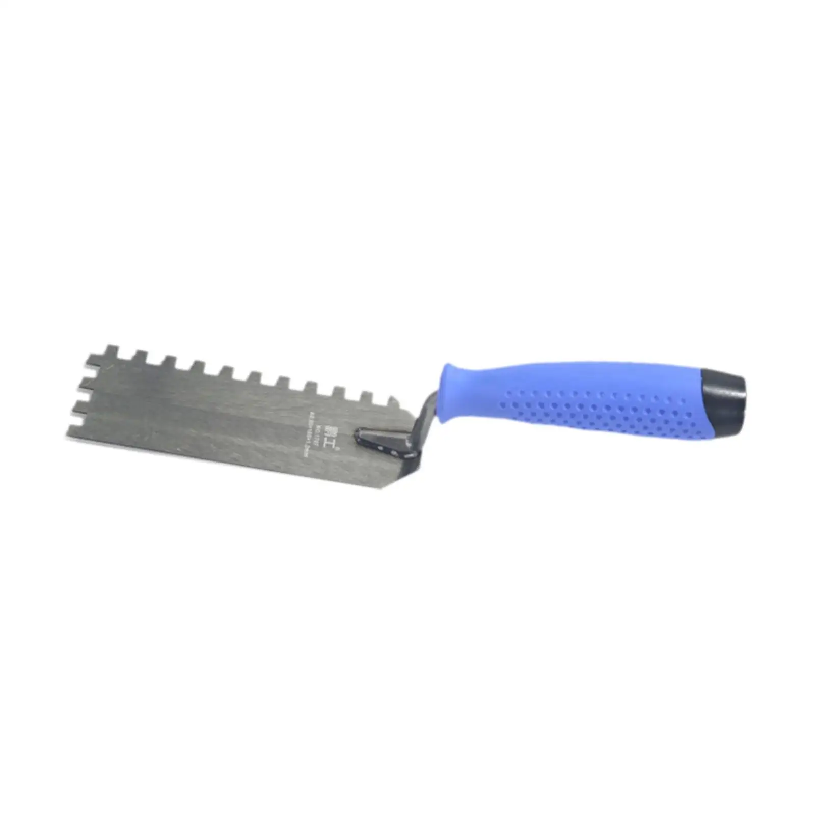 Thickened Putty Finishing Spade Notch Trowel Durable Metal Plaster Tool for Mortar Spreading and Tile Setting