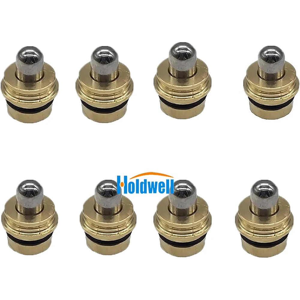 Holdwell 8 Pcs Pilot Valve Pusher 198-1076 for Caterpillar CAT Excavator 216B3 226B 236B 242B 247B 252B 268B 287B