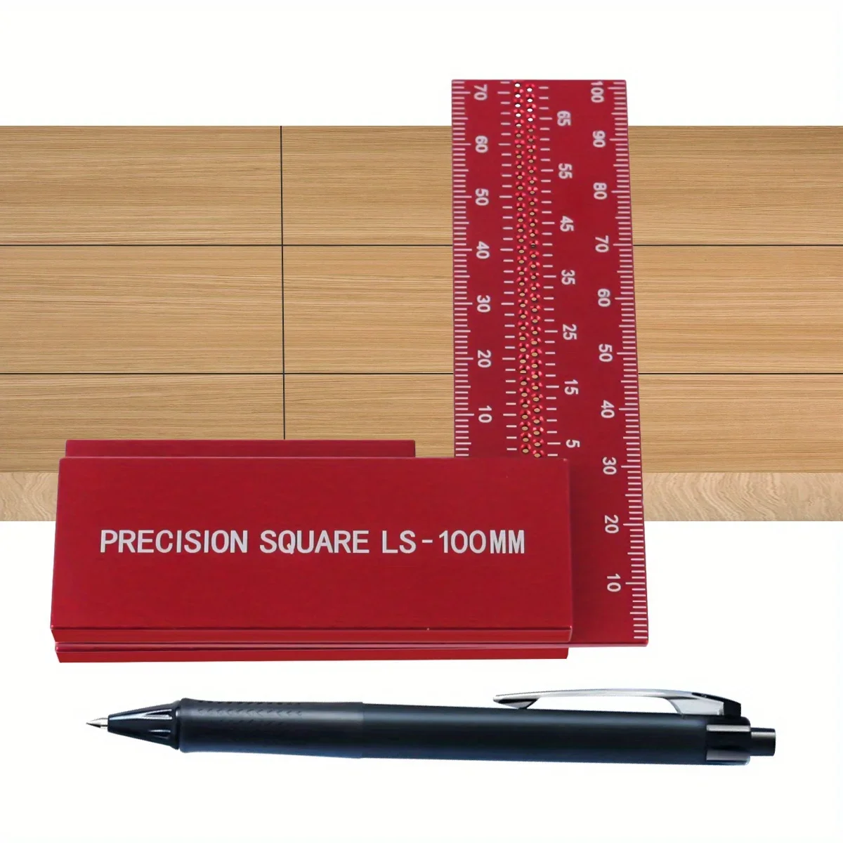 Woodworking Carpenter Square T-Type Cross Calibration Ruler Aluminum Scribing Marking Gauge Precision Height Measurement Tools