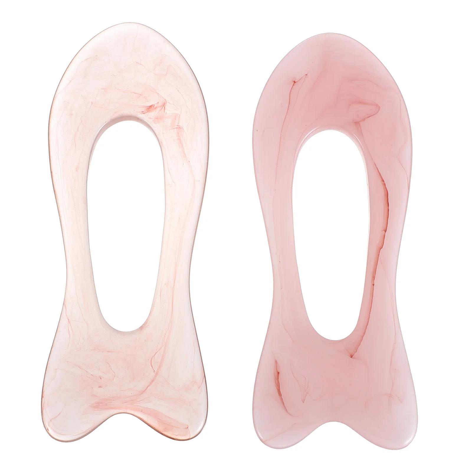 Tablas de raspado Gua Sha de Material Natural, herramienta de masaje para cuerpo, cara, cuello, terapia de salud muscular, tabla de masaje, 2 uds.