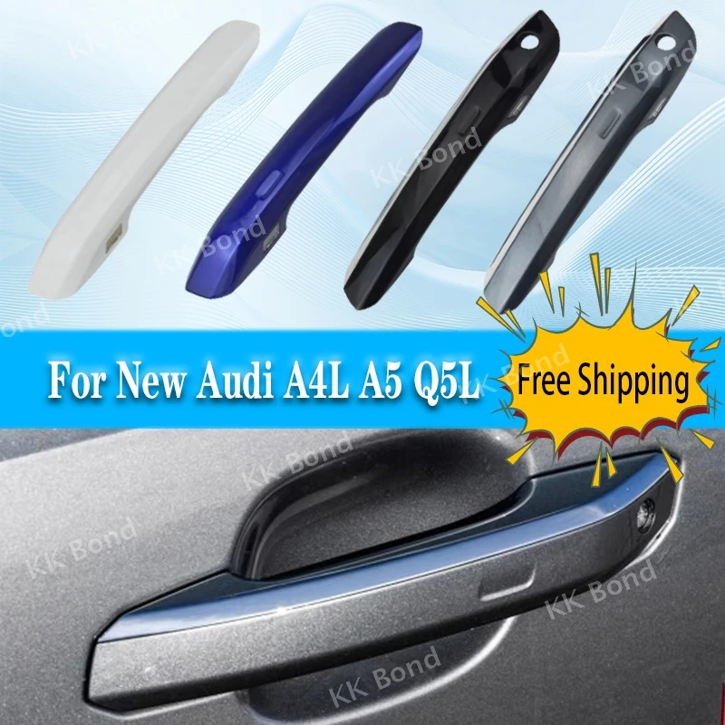 For New Audi A4L A5 Q5L 8WD837876 Exterior Handle Exterior Handle Shell Cover With Bright Chrome Plating Srip