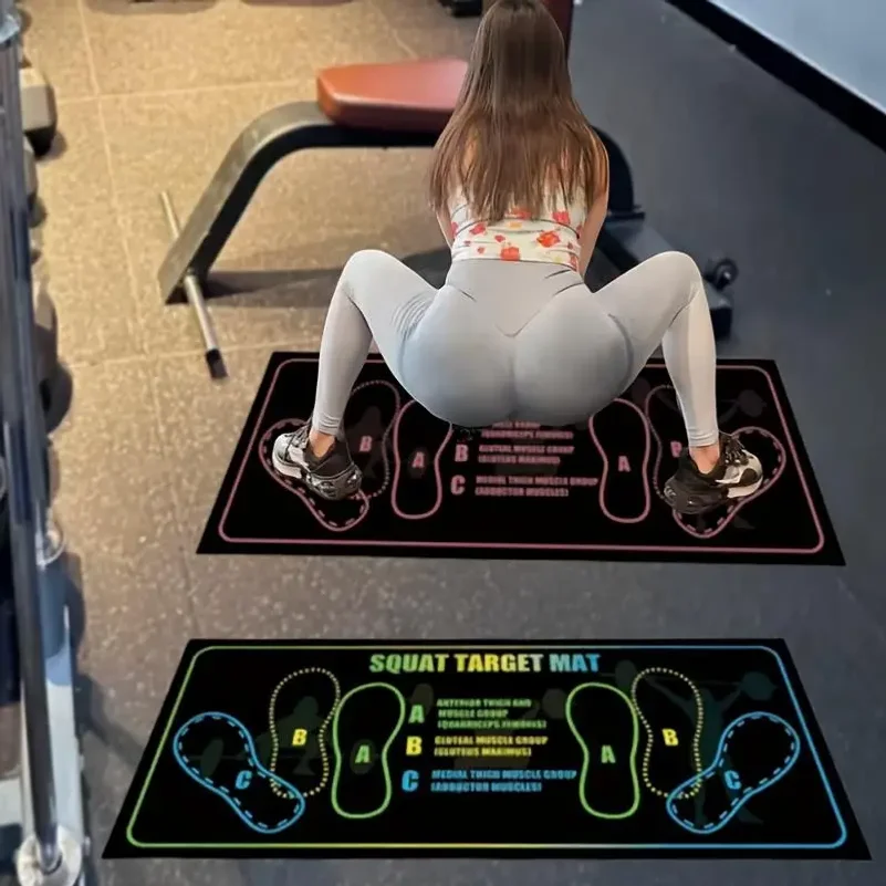 Home Gym On Carpet - Anti-Slip Squat Pad Set, Durable Training