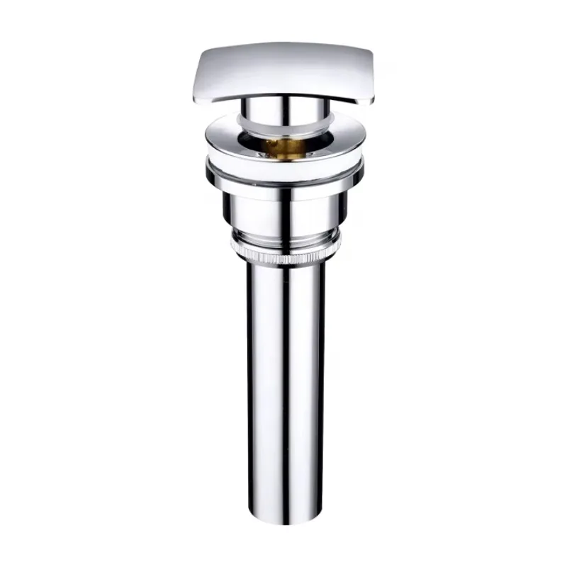 

Square basin waste pop-up bathtub sink with extension tube