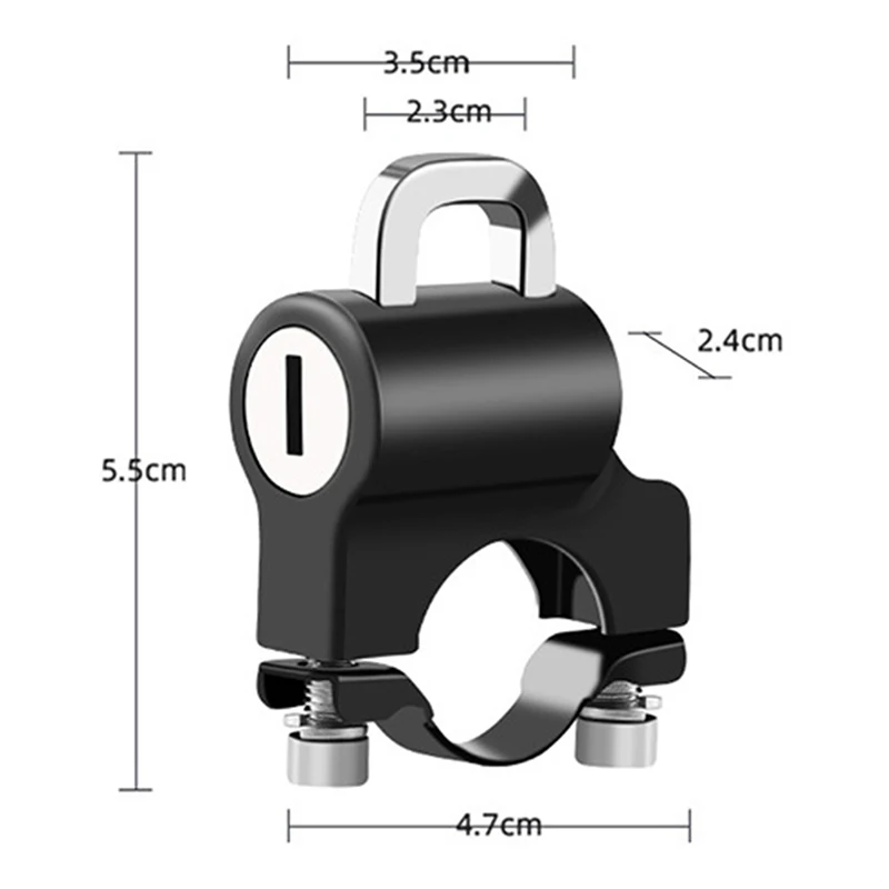 Многофункциональный замок для мотоциклетного шлема для велосипеда, электрического скутера, безопасный замок, легкая установка, Велосипедное оборудование