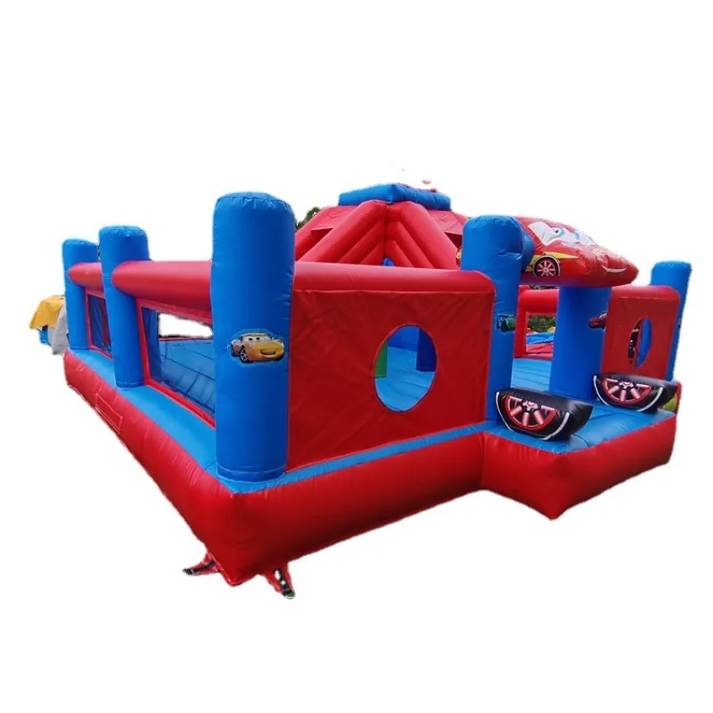 

Trampoline large amusement equipment, jumping bed outdoor naughty slide factory