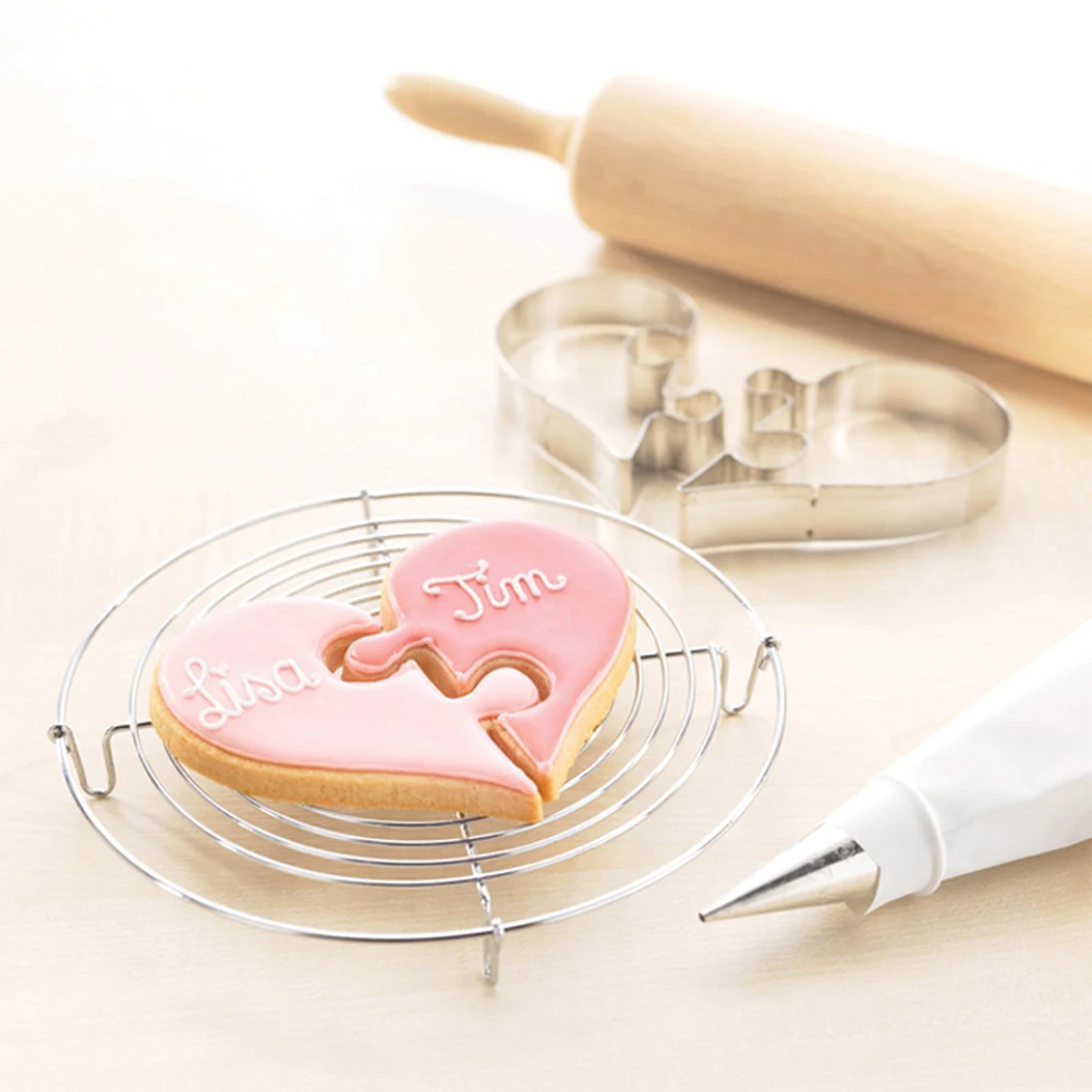 

5pcs Heart Shaped Molds 5 Fruit Cutters Pcs Stainless Steel Fruit Cutters Eiffel Tower Shape Cake Baking Crafts