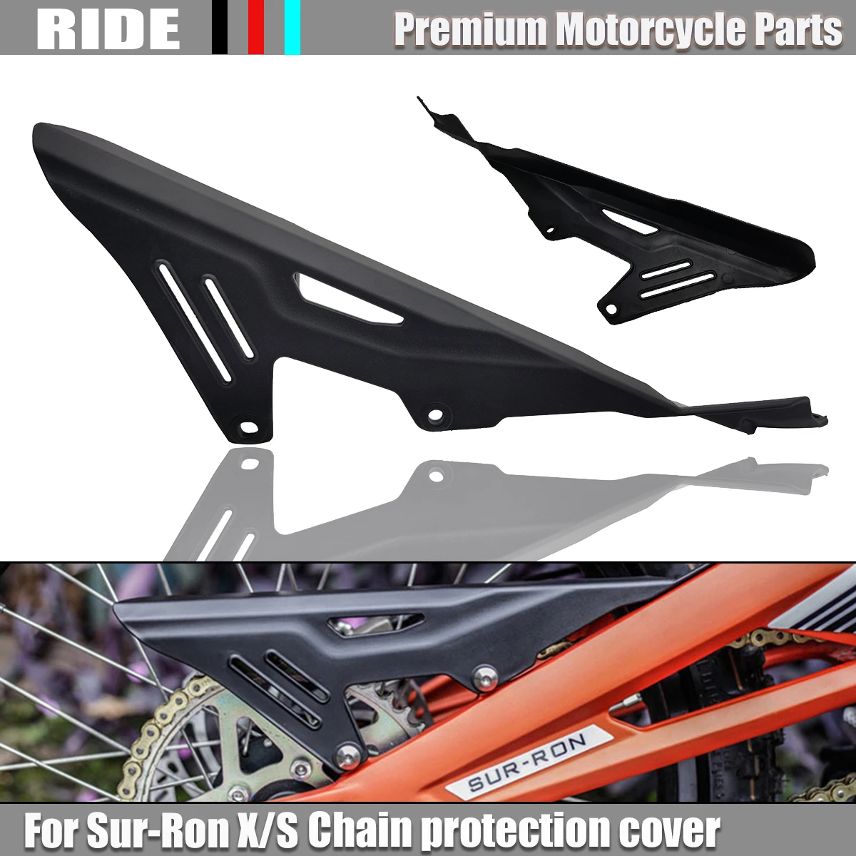 

Motorcycle Plastic Chain Protection Cover For Sur Ron Sur-Ron Surron Light Bee X & Light Bee S Electric Motorcycle Accessories
