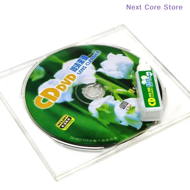 [NC]1 Set Wet/Dry Demagnetizer CD/DVD/VCD Player Lens Cleaner For Audio Video Player Accessories[NC]